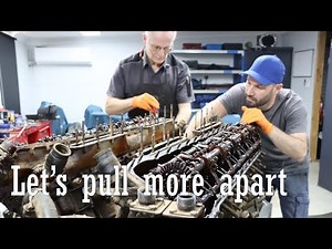 Rolls-Royce 27 Litre V12 - Meteor Tank Engine Tear Down Part 2