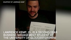 Student filmed finishing essay in nightclub