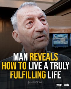 25K views · 1K reactions | [Part 1/3] 84-year-old reveals how to live a truly fulfilling life #reinhardstanjek | Reinhard Stanjek - Ascension Tools | Facebook