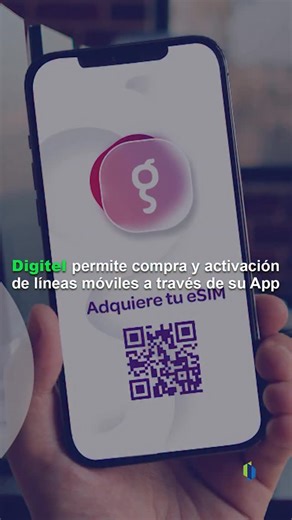 Noticias sobre economía de Venezuela y el mundo on Instagram: "Digitel anuncia el lanzamiento de una nueva funcionalidad en su aplicación móvil que permite a los usuarios comprar y activar líneas móviles eSIM de forma completamente digital y hacer uso de su línea de forma inmediata. “Con esta nueva funcionalidad, cualquier cliente podrá comprar y activar una línea móvil eSIM directamente desde su teléfono, sin necesidad de acudir a un espacio físico, porque es como tener un Centro de Atención de