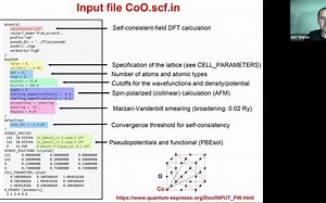 Tutorial on DFT U V using Quantum ESPRESSO (v6.7)