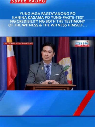 Atty. Tongol kaugnay sa isinagawang direct at cross examination sa testigong si NBI agent John Mark Calilung. #fypシ #news #breakingnews #fyp #newsphilippines #TheVicePresidentOnTrial