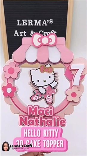 Hello Kitty Cake Topper
