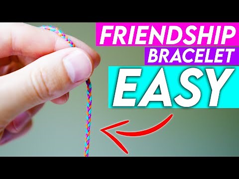 How to Make Friendship Bracelets EASY (3 Strings)