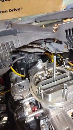 95 Trans Am update carb and HEI distributor and wires.