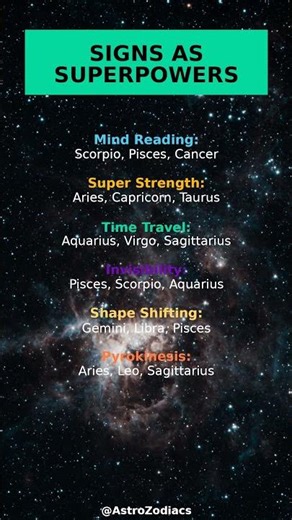 Which Superpower Matches Your Zodiac Sign?