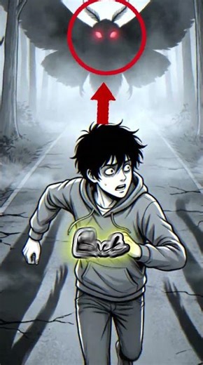 “What If Seeing HIM Means You’re Already Too Late? (Mothman Warning)” #urbanlegend #animehorror