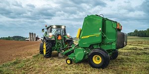 Deere baler tracks real time weight and moisture