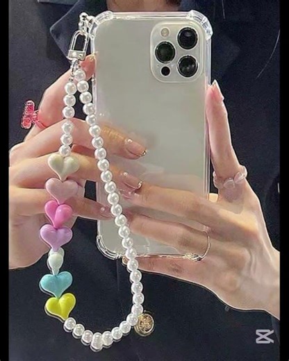 Diy Cute Beaded phone hanger Making | Crystal and Stones Bracelet #beadedbracelet #handmade #diy