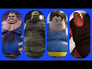 "The Blob" Evolution in Video Games (Marvel Comics) (X-Men)