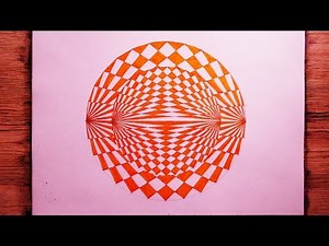 How To Draw Spirograph Pattern Art In Two Circles | Geometric Design