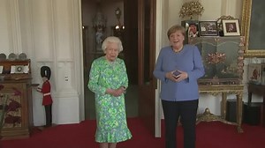Queen meets German Chancellor at Windsor Castle
