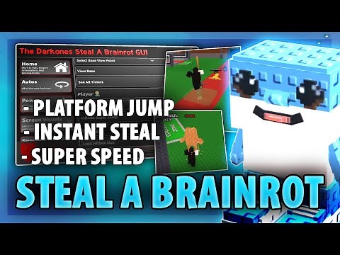 *NEW* Steal A Brainrot Script With PLATFORM JUMP + Instant Steal (KEYLESS PASTEBIN 2025)