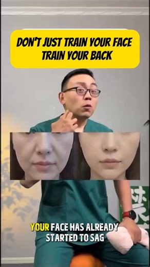 Tai chi flow 365 on Instagram: "😮 Facial sagging isn’t always about weight You run, you do cardio, yet your face still looks lower and heavier? 👉 The cause may be in your back and shoulders When the muscles behind weaken, they can’t properly support the face 🧣 With just a towel, these 5 simple moves help: • open the shoulders • improve back posture • support a clearer jawline 📌 Save this and practice daily!#taichi #healthy #healing #pp #dailywellness"