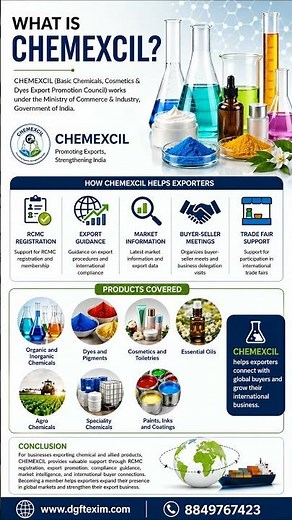 CHEMEXCIL Membership Benefits | Exporters Must Watch! #dgft #importexport