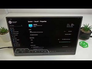 How to Set Arzopa Z1FC Speaker as Default?