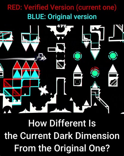How Different Is the Current Dark Dimension From the Original One? #geometrydash #gd