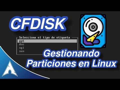 cfdisk - Arch Linux