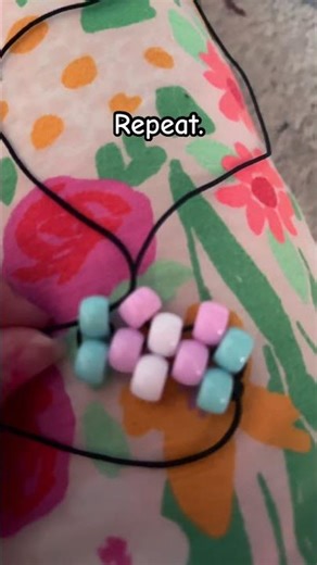 Peyote stitch Kandi cuff tutorial #kandikid #kandimaker #kandi