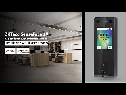 Installation and Full Review ZKTeco SenseFace3A at PC Builder BD Office | AI Based Face Recognition