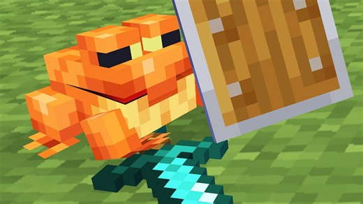 Frogs beat the game while I struggle in Minecraft