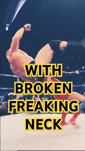 "With a Broken Freakin’ Neck! | Kurt Angle’s Legendary WWE Moment"