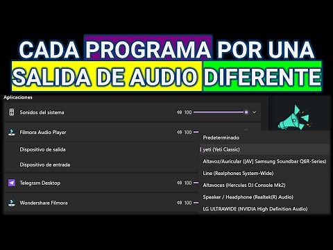 How to choose where to listen to the audio of each program or application in Windows 11