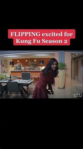 FLIPPING excited for Kung Fu Season 2 out now on @The CW app!