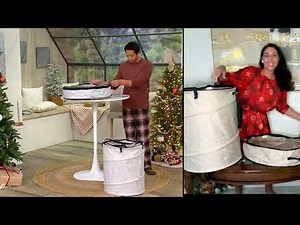 Tidy & Co. Multi-Purpose Wreath and Garland Storage Set on QVC