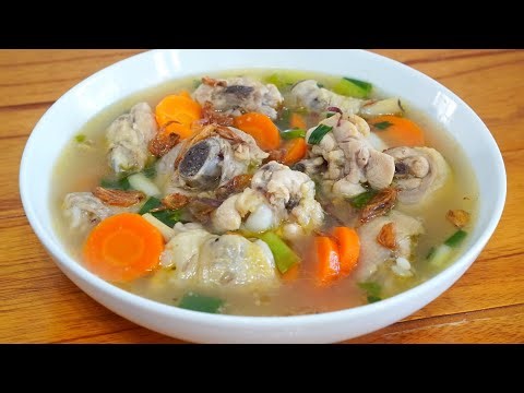 CARA MASAK SOP AYAM SEDERHANA SIMPEL DAN ENAK!! TANPA BUMBU HALUS