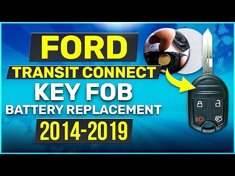 Ford Transit Connect Remote Key Fob Battery Replacement 2014 2015 2016 2017 2018 2019