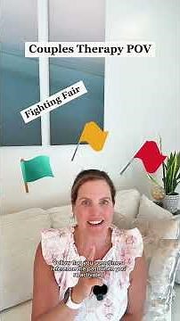 Red flag, yellow flag, green flag for couples