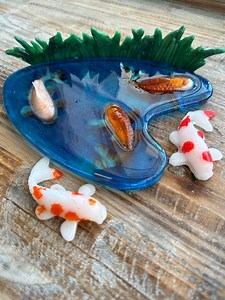 Zuckerkunst Koi Teich Fisch Japanische Fisch Cake Topper Zuckerskulptur - Etsy.de
