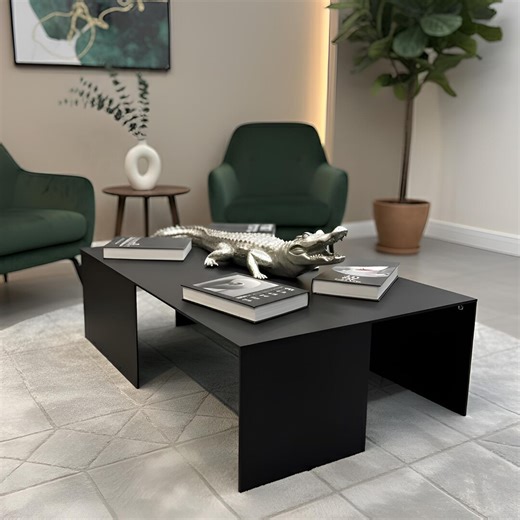 Modern Metal Coffee Table – Handmade Minimalist Steel Table – Living Room Center Table – Industrial Home Decor Furniture - Etsy