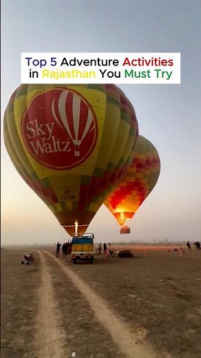 Top 5 Adventure Activities in Rajasthan You Must Try 🐪🦚✨