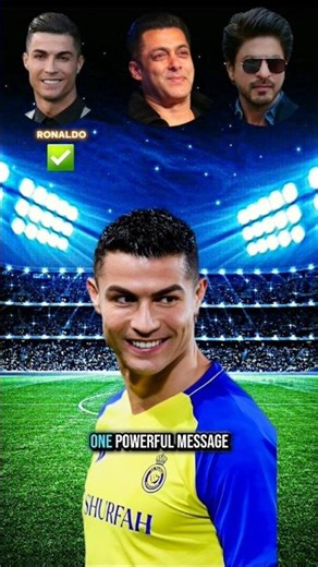 Ronaldo, Salman & SRK Reveal The Truth of Success