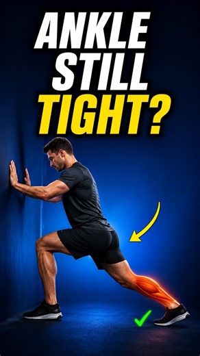 Ankle Still Tight Try This Bent-Knee Calf Stretch