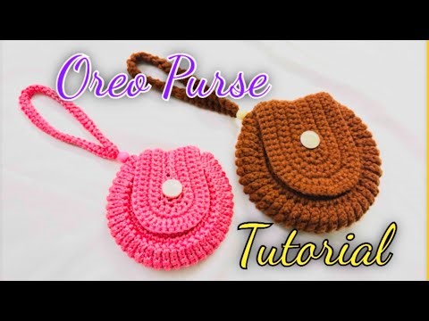 Crochet Mini Coin Purse | Oreo pattern Tutorial Malayalam 