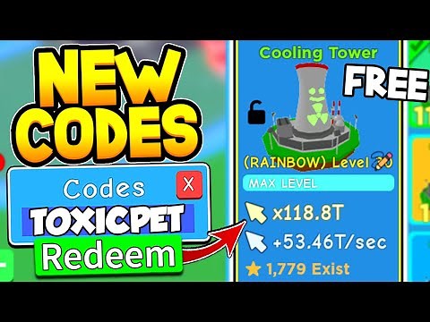 ALL 3 CLICKER SIMULATOR FREE RAINBOW POWER PLANT CODES! Roblox