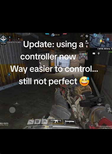 Switched to a controller and it already feels better 😅 Still learning COD Mobile 🎮 #codmobile #mumgamer #learning