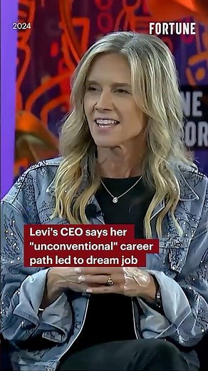 Levi's CEO says her "unconventional" career path led to dream job #Levi #career