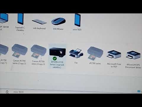 Cara scan dokumen di printer Epson L3110 pada Laptop.