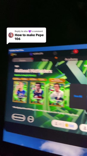 Replying to @ola>💜 how to make Pepe 107 ✅ 106❌#fyp #panda0ncolos #efootball #gaming