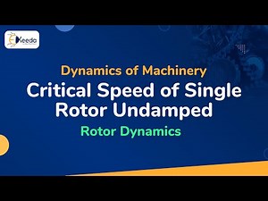 Critical Speed of Single Rotor Undamped - Rotor Dynamics - Dynamics of Machinery