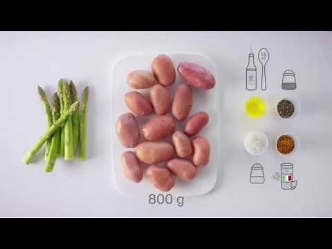 Tupperware - Recipe video - Steak, Grilled Potatoes and Asparagus with MicroPro Grill