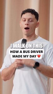 The kindest bus driver ever… | Sam Demma