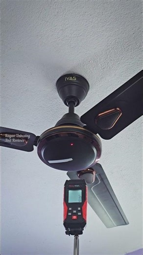 Ceiling Fan Video - IVAS Zyva Pro Ceiling Fan - Ivas Ceiling Fan Speed Test #shorts #ceilingfan