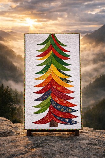 Botanical Quilt Pattern PDF | Modern Evergreen Botanical | Nature Inspired Patchwork - Etsy Australia