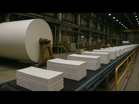 Así se produce el papel | El paso a paso dentro de una fábrica moderna 🌲📄