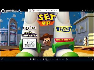 Toy Story DVD Menu 2001 en inglés